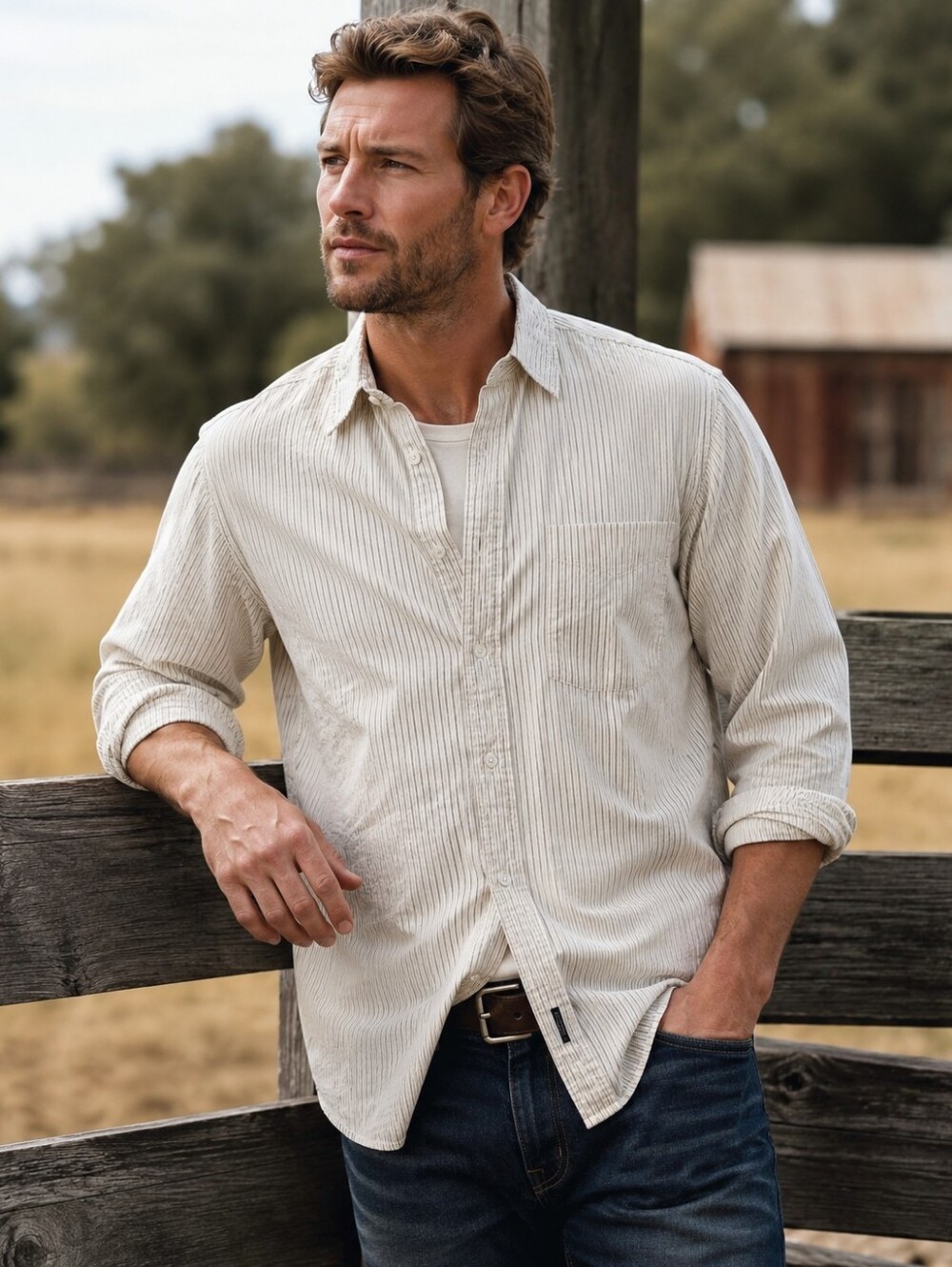 RRL Ralph Lauren Selvedge Jackrabbit Workshirt